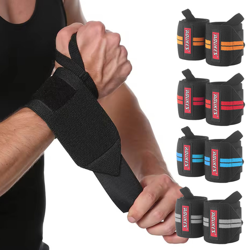 Crossfit Equipment - AOLIKES 피트니스 손목 보호대 웨이트 리프팅